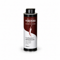 Lattina cilindrica nera da 250ml di Condimento al Peperoncino Tiberino 1888, con etichetta bordeaux e peperoncino rosso.