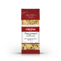 Confezione rossa Tiberino 1888 "I Primi Gourmet" Riso Basmati con Spezie all'Indiana, 200g, ingredienti visibili.