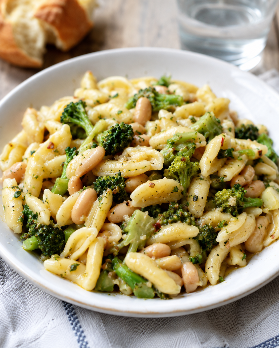 Cavatelli Pugliesi con broccoli e fagioli