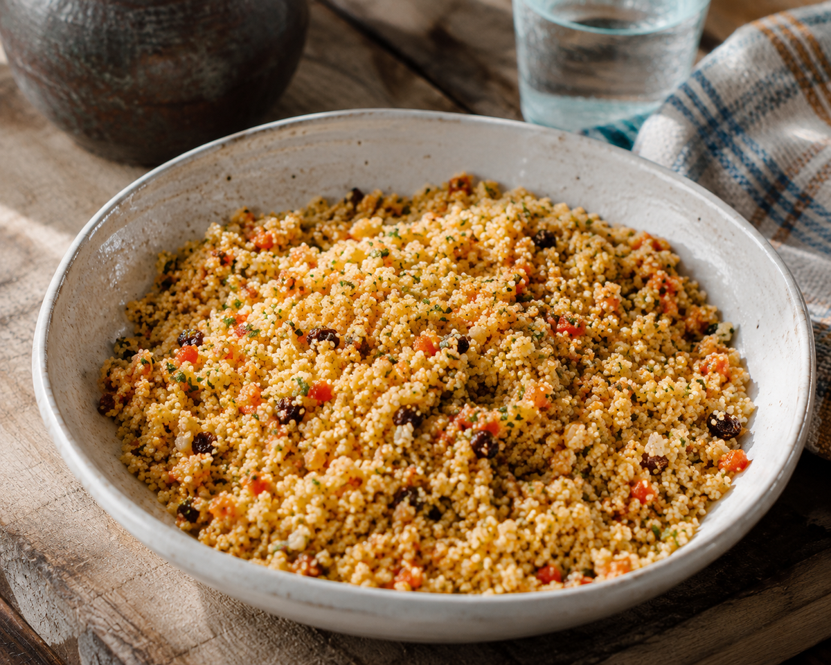 Couscous alla Siciliana con verdure