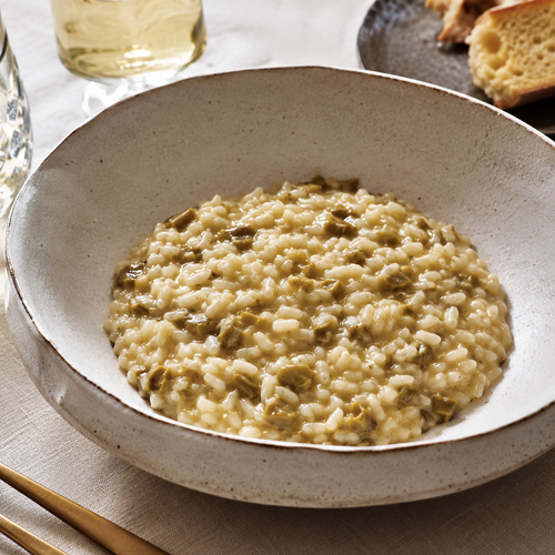 risotto ai carciofi e pepe nero alla romana