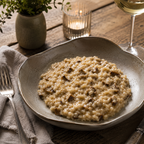 risotto con funghi porcini